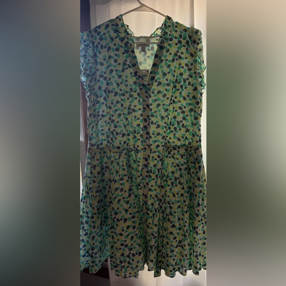 On 34th Floral Cap Sleeve Dress